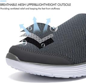 img 1 attached to Luffymomo Sneakers Lightweight Athletic Breathable Men's Shoes