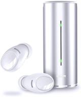 esr true wireless bluetooth earbuds - mini solid bluetooth earphones with 10h playtime and portable charging case - compatible with iphone xs/xs max/xr, samsung, and android logo