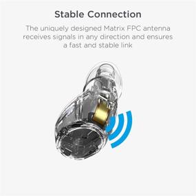 img 1 attached to Беспроводные Bluetooth-наушники ESR True Wireless - мини-наушники с твердым звуком Bluetooth с временем воспроизведения 10 часов и портативным чехлом для зарядки - совместимы с iPhone XS/XS Max/XR, Samsung и Android