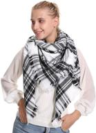 women plaid blanket warm scarf women's accessories for scarves & wraps logo