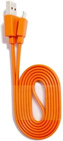 img 4 attached to 🔌 ToBySome Микро USB Быстрая Зарядка Кабель для беспроводного динамика JBL, Logitech UE Boom, Android телефонов - 3.3 фута (Оранжевый)