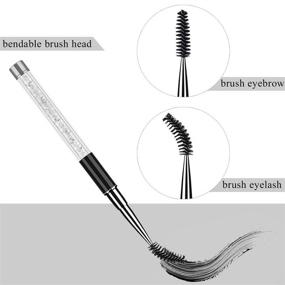 img 3 attached to Mascara Eyelash Spoolie Brushes Applicator