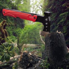 img 1 attached to 🪓 RoverTac Camping Hatchet Multitool Axe: The Perfect Christmas Gift for Men - 14-in-1 Survival Tool for Camping, Hiking & Fishing