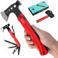 🪓 rovertac camping hatchet multitool axe: the perfect christmas gift for men - 14-in-1 survival tool for camping, hiking & fishing логотип