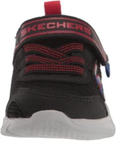 img 3 attached to 👟 Удобные и стильные туфли SKECHERS для маленьких черных мальчиков для малышей