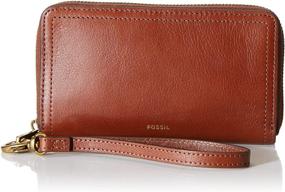 img 4 attached to Fossil SL6386001 Zip Clutch Black