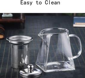 img 2 attached to Stovetop and Microwave Compatible Teabloom Borosilicate with Removable Design