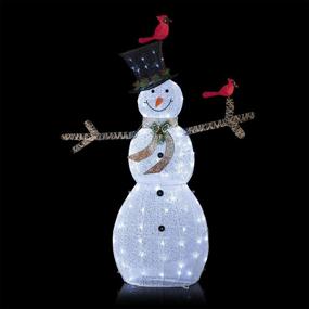 img 4 attached to Alpine Corporation CHT892 Snowman Multicolor