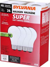 img 1 attached to 🏠 SYLVANIA Home Lighting A19 LED Bulb - 40 Watts, Warm White (2700K)