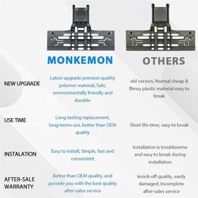 img 2 attached to 🔧 Upgraded Monkemon 8 Pack: W10546503 Upper Rack Adjuster for Whirlpool Dishwashers