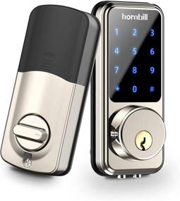 img 4 attached to 🔒 Enhanced Security with Smart Lock Keyless Entry Deadbolt Door Lock - hornbill Smart Lock Front Door