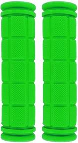 img 4 attached to Non-Slip Rubber Mushroom Bike Handlebar Grips for Kids Boys Girls - Ideal for Scooters, Cruisers, Tricycles, Mountain/Road Bikes, BMX, Wheelchairs and Foldable Urban Bicycles - Green Color