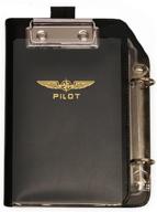 design 4 pilots aviation professional pilot kneeboard: compact size for cramped cockpits, ideal for ifr and vfr flying, perfect christmas pilot gift logo