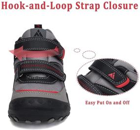 img 1 attached to Trekking Outdoor Fashion Sneaker Lightweight Boys' Shoes