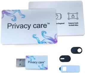 img 4 attached to 🔒 Защитите свою конфиденциальность с E-SDS набором Data Protector Kit: USB Data Blocker, RFID Blocking Cards, Webcam Cover для предотвращения кражи данных