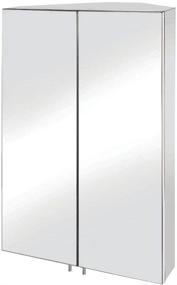 img 4 attached to Croydex WC766105AZ Avisio Stainless Steel Medicine Cabinet