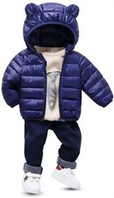 img 2 attached to HILEELANG Toddler Winter Puffer Outwear