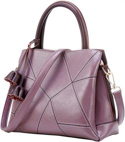 img 1 attached to 👜 Montomo Women's Designer Satchel Tote Bag - Fashionable Shoulder Bags and Handbags