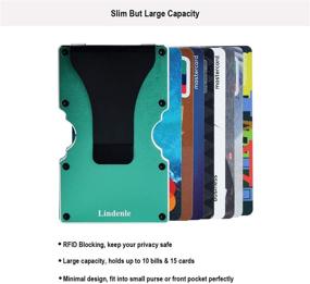 img 2 attached to 👝 Lindenle Minimalist Wallet Holder: Stylish Protection for Men's Wallets, Card Cases & Money Organizers