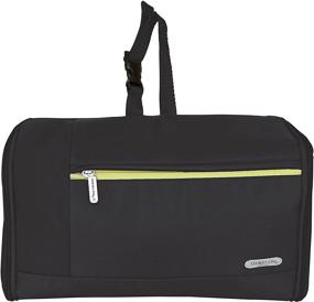 img 2 attached to Travelon Flat-Out Toiletry Kit Black: Your Ultimate Travel Companion in One Size