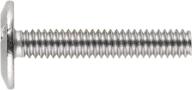 🔩 hillman 831494 stainless steel hurricane bolts 1/4" x 2" - bulk pack of 100 high-quality fasteners logo