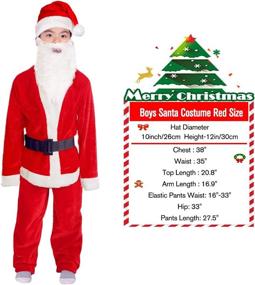 img 2 attached to 🎅 Festive Charm: VeMee Santa Claus Costume for a Merry Christmas