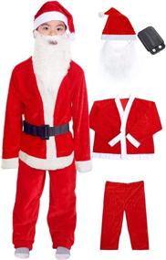 img 4 attached to 🎅 Festive Charm: VeMee Santa Claus Costume for a Merry Christmas