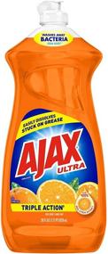 img 4 attached to 🍊 Ajax Orange Triple Action Dish Liquid, 28 Fl Oz