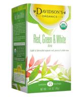 davidsons tea green white 25 count logo