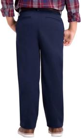 img 1 attached to 👖 Haggar Big Boy's Youth Sustainable Chino Pant (Regular 8-20)