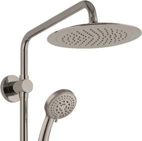 img 3 attached to 🚿 PULSE ShowerSpas 1088-BN SeaBreeze II System - 8-Inch Rain Showerhead, Slide Bar, Multi-Function Hand Shower - Brushed Nickel Finish - 2.5 GPM