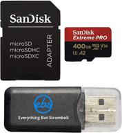 sandisk 400gb micro sdxc memory card extreme pro works with gopro hero 8 black logo