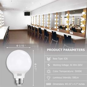 img 2 attached to Daylight Cotanic LED Bulb - Incandescent Equivalent, Non Dimmable