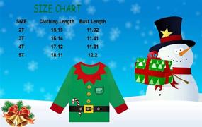 img 1 attached to Yruiz Christmas Costume T Shirt Elf Green Dress Up & Pretend Play