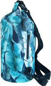 img 4 attached to 🎒 SNAILMAN 10L Waterproof Dry Bag Backpack with Phone Pocket - Ideal for Swimming, Boating, Kayaking, Camping, and Beach Adventures