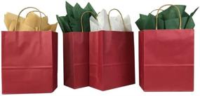 img 3 attached to 🎁 Pack of 13 Holiday Bags with Tissue Paper