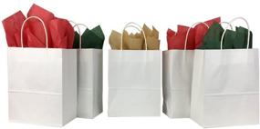 img 1 attached to 🎁 Pack of 13 Holiday Bags with Tissue Paper