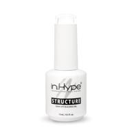 💅 in.hype enhancing gel - structure/liquid builder gel/hard gel in a bottle for nails (milky white) logo