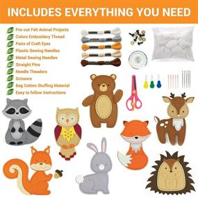 img 3 attached to 🧵 Craftorama Sewing Educational Animals Beginners: Fun and Easy Learning for Young Sewing Enthusiasts