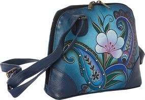 img 3 attached to 👜 Boldly Chic: Anna Anuschka 8109 Tropical Safari Women's Handbags & Wallets for Satchels