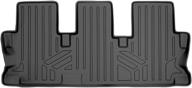 🚗 max liner c0152: premium black 2nd row bench seat fit for 2014-2019 toyota highlander logo
