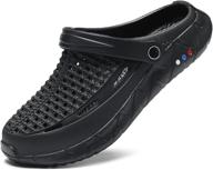 tuobuqu comfortable garden sandals slippers logo