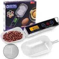 digital kitchen scales with measuring spoons: accurate food 🥄 weight and volume measurement for solid, liquid, and powder ingredients logo