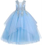 👗 stunning girls’ tulle dresses 7-16: floral lace pageant, wedding, party & dance gowns logo