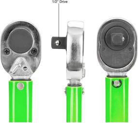 img 2 attached to 🔧 Оригинальный ключ OEMTOOLS 25689 с моментом затяжки 1/2 дюйма от 10 до 150 фунтов-футов - обеспечивает точный момент затяжки, идеально подходит для применения гаечного ключа или ключа для колесных болтов.