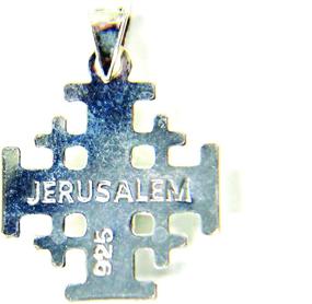 img 2 attached to Sterling Jerusalem Crusaders Handcrafted Engraved