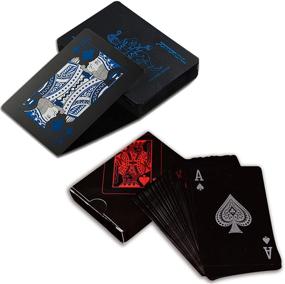 img 2 attached to 🃏 Merytes 2 Deck of Water-Resistant Poker and Playing Cards - Durable PVC Plastic with Classic Trick Cards