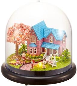 img 4 attached to 🏠 Flever Dollhouse Miniatures: Discover Creative Furniture, Dolls, Accessories, and Dollhouses