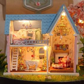 img 1 attached to 🏠 Flever Dollhouse Miniatures: Discover Creative Furniture, Dolls, Accessories, and Dollhouses