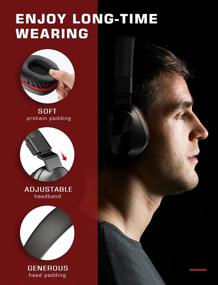 img 2 attached to Nesan Fire Headphones Tangle Free Lightweight